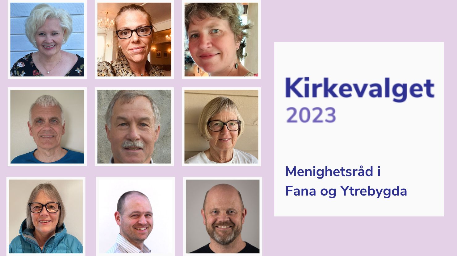 Liste Til Kirkevalget 2023 Fana Og Ytrebygda Kirker 